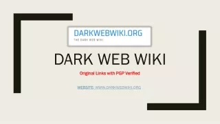 dark web wiki