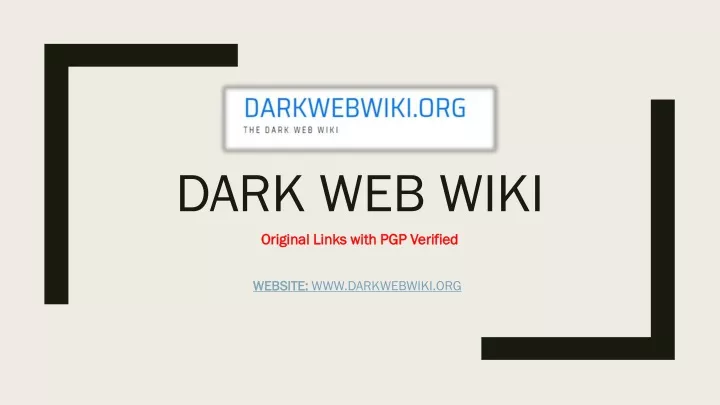 dark web wiki