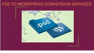 psd to wordpress conversion services