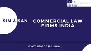 Trade Mark Registration In India | Commercial Law Firms | Sim & San