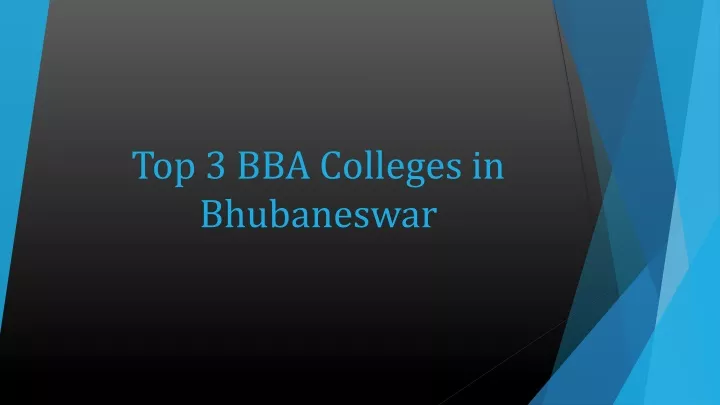 top 3 bba colleges in bhubaneswar