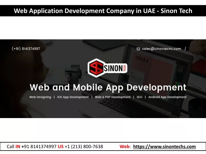 web application development company in uae sinon