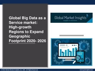 Global Big Data as a Service market: Factors Helping to Maintain Strong Position Globally 2020-2026