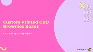 custom printed cbd brownies boxes