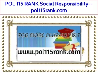 POL 115 RANK Social Responsibility--pol115rank.com
