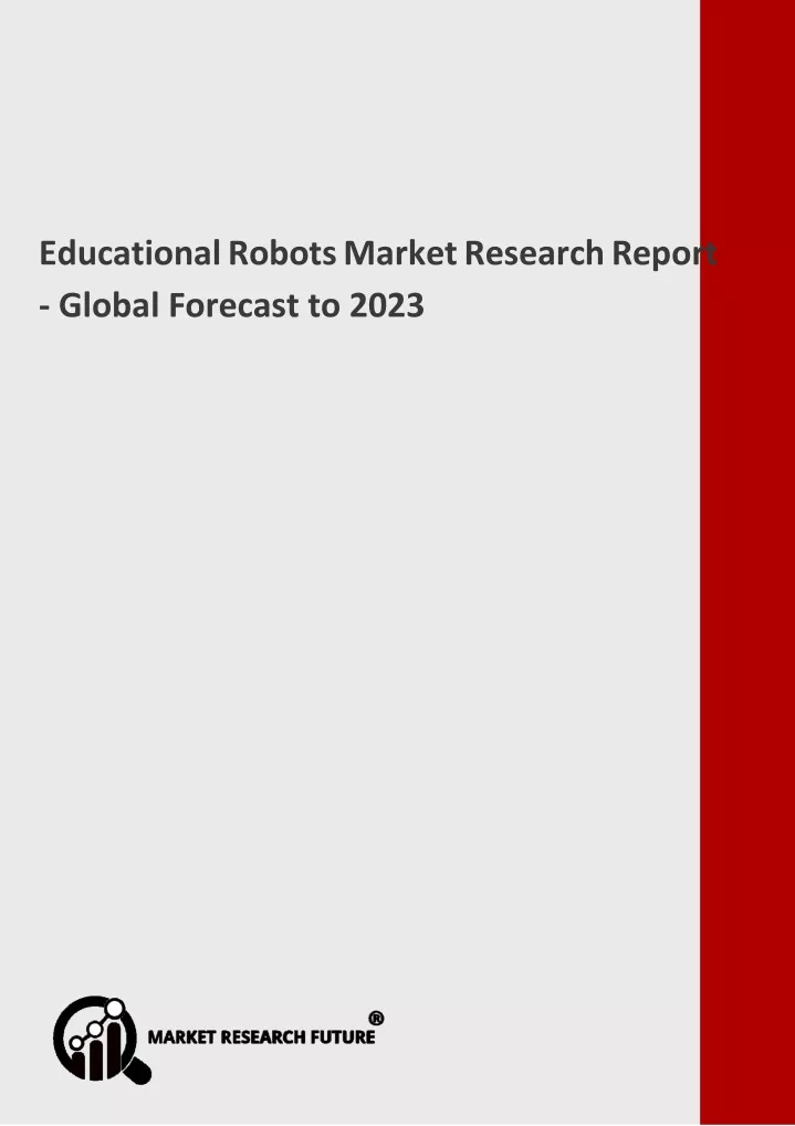educational robots market research report global