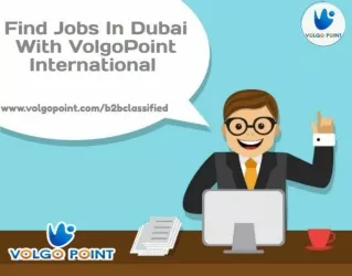 Get a Job in Dubai With VolgoPoint