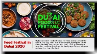 Dubai Food Festival 2020 - InstaDubaiVisa.com