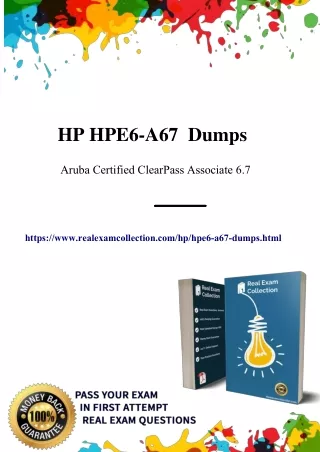 hp hpe6 a67 dumps