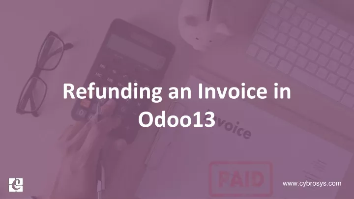 refunding an i nvoice in odoo13