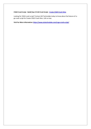 csgo crash script build own cs go crash script