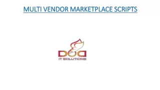 multi vendor marketplace scripts