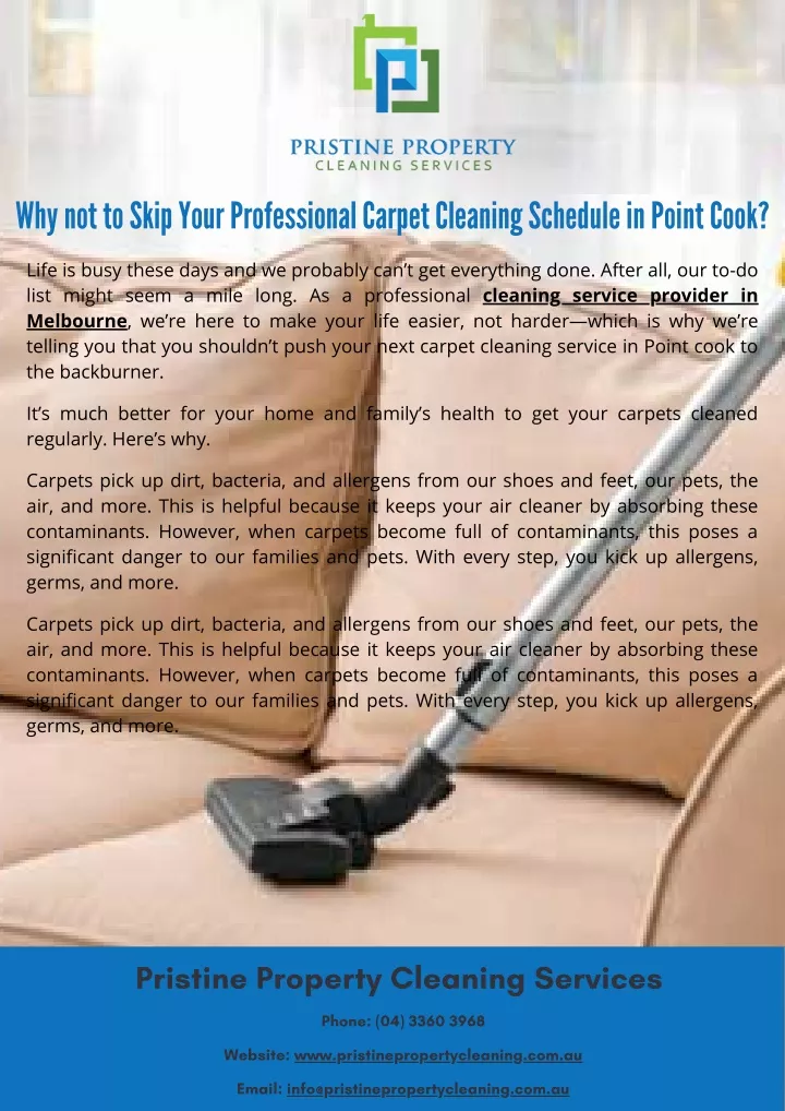 why not to skip your professional carpet cleaning