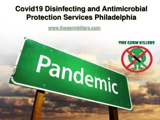 Covid19 Disinfecting and Antimicrobial Protection Services Philadelphia