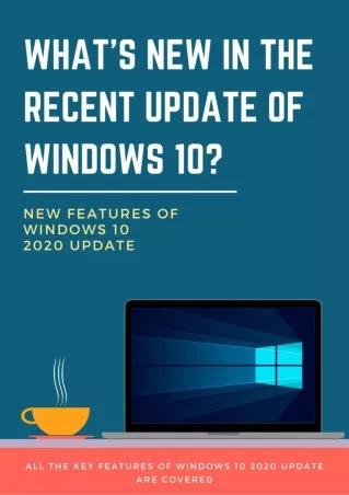 What are the New Features in Windows 10 May 2020 Update?