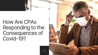 How are CPA's responding to the consequences of covid 19