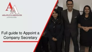 Full guide to Appoint a Company Secretary