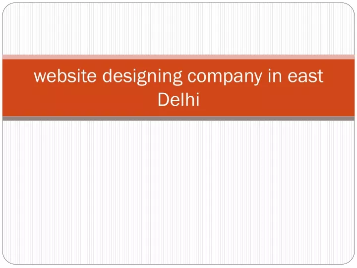 website designing company in east delhi