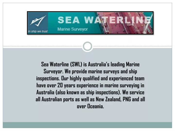 sea waterline swl is australia s leading marine