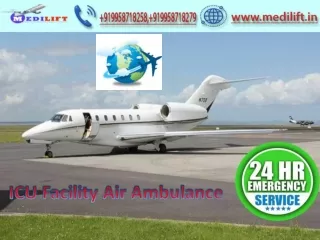 Medilift ICU Emergency Air Ambulance Service in Patna