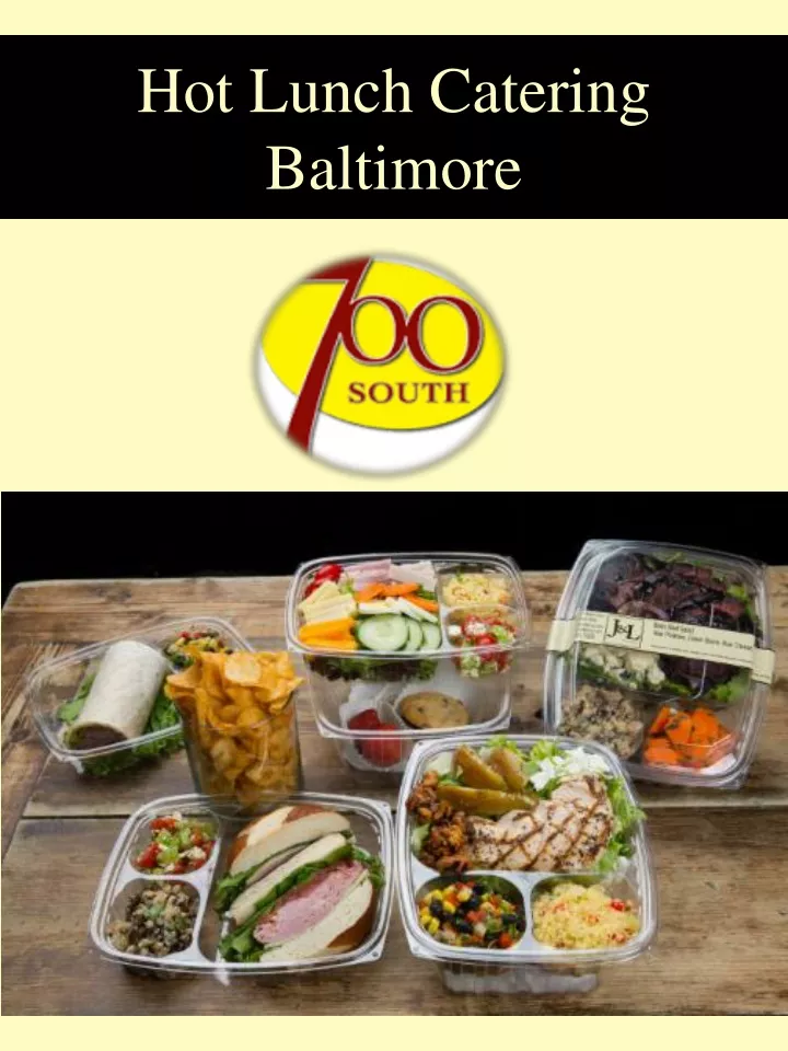 hot lunch catering baltimore