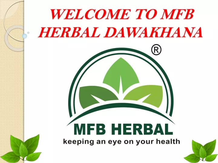 welcome to mfb herbal dawakhana