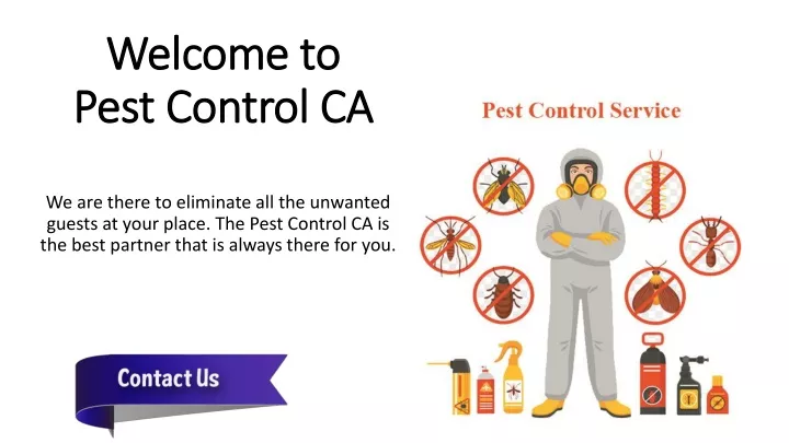 welcome to pest control ca