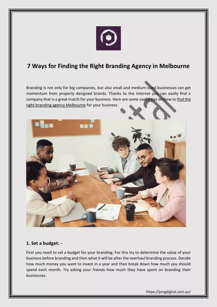 7 ways for finding the right branding agency