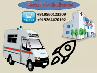 Hire Road Ambulance Service in Patna and Muzaffarpur by Medivic Ambulance at Low Cost