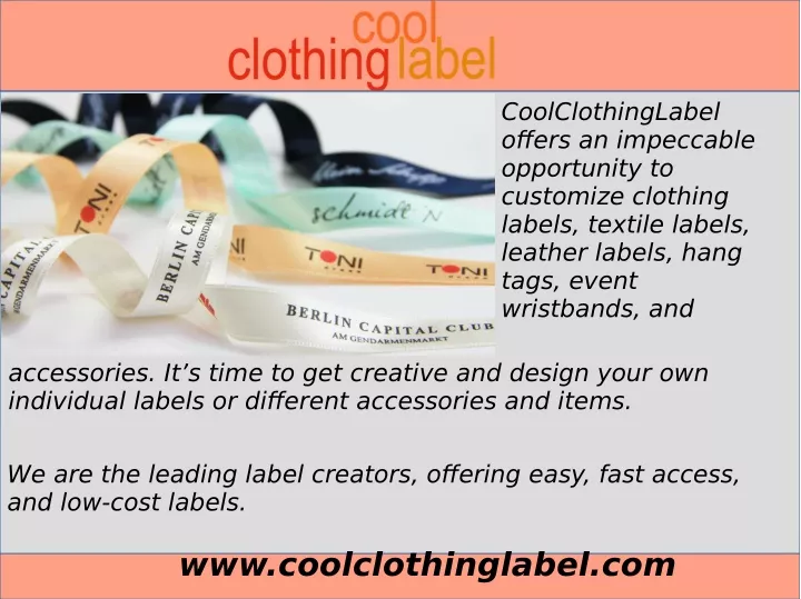 coolclothinglabel offers an impeccable