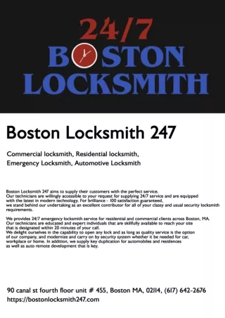 Boston Locksmith 247