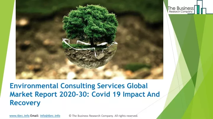 environmental consulting services global market report 2020 30 covid 19 impact and recovery