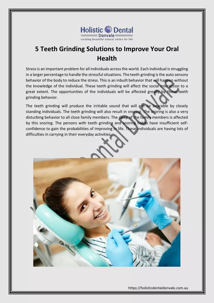 5 teeth grinding solutions to improve your oral