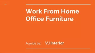 work from home office furniture