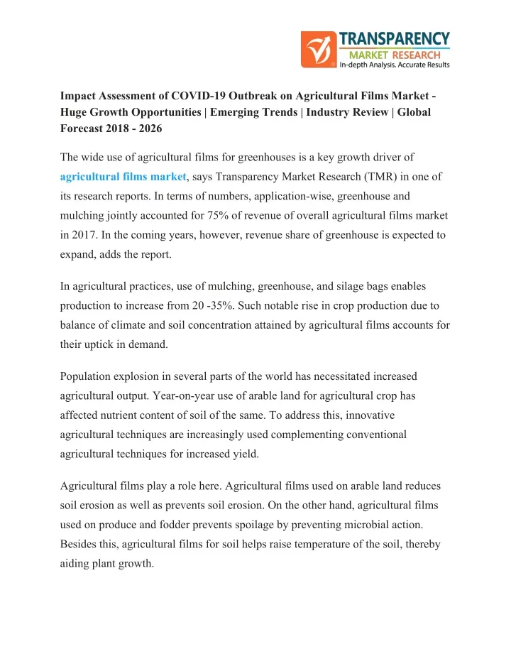 impact assessment of covid 19 outbreak