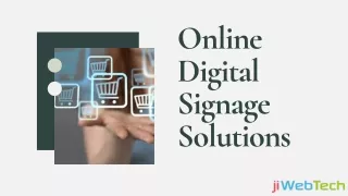 Online Digital Signage Solutions | jiWebTech