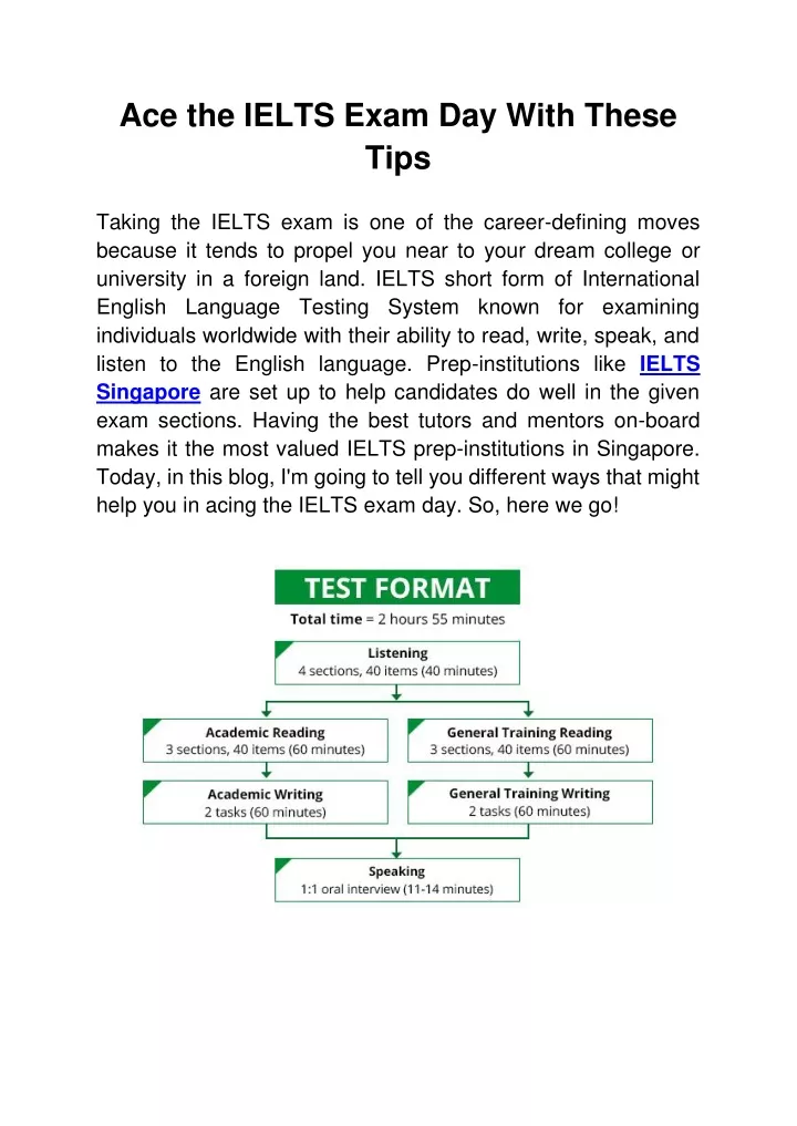 ace the ielts exam day with these tips taking