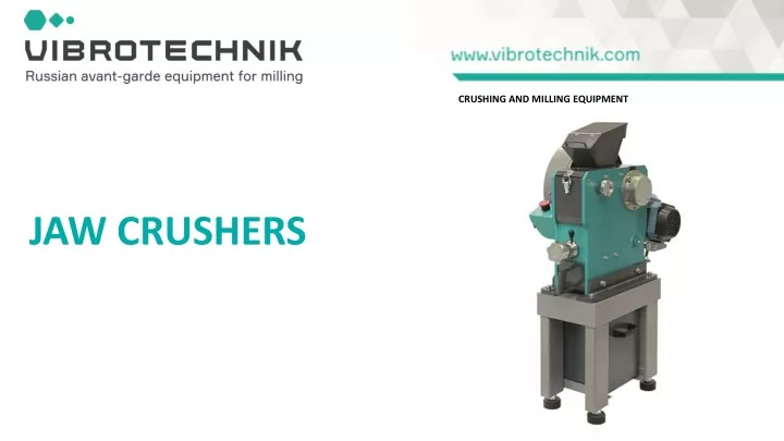 crushing and milling equipment