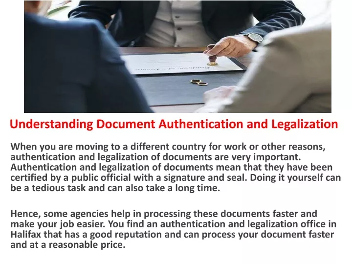 understanding document authentication and legalization