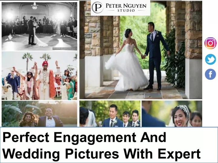 perfect engagement and wedding pictures with
