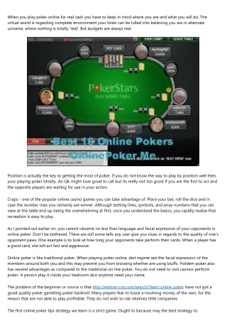 10 Reasons Why You Should Play Poker At Pokerstars