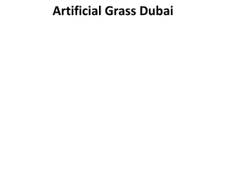 artificial grass dubai