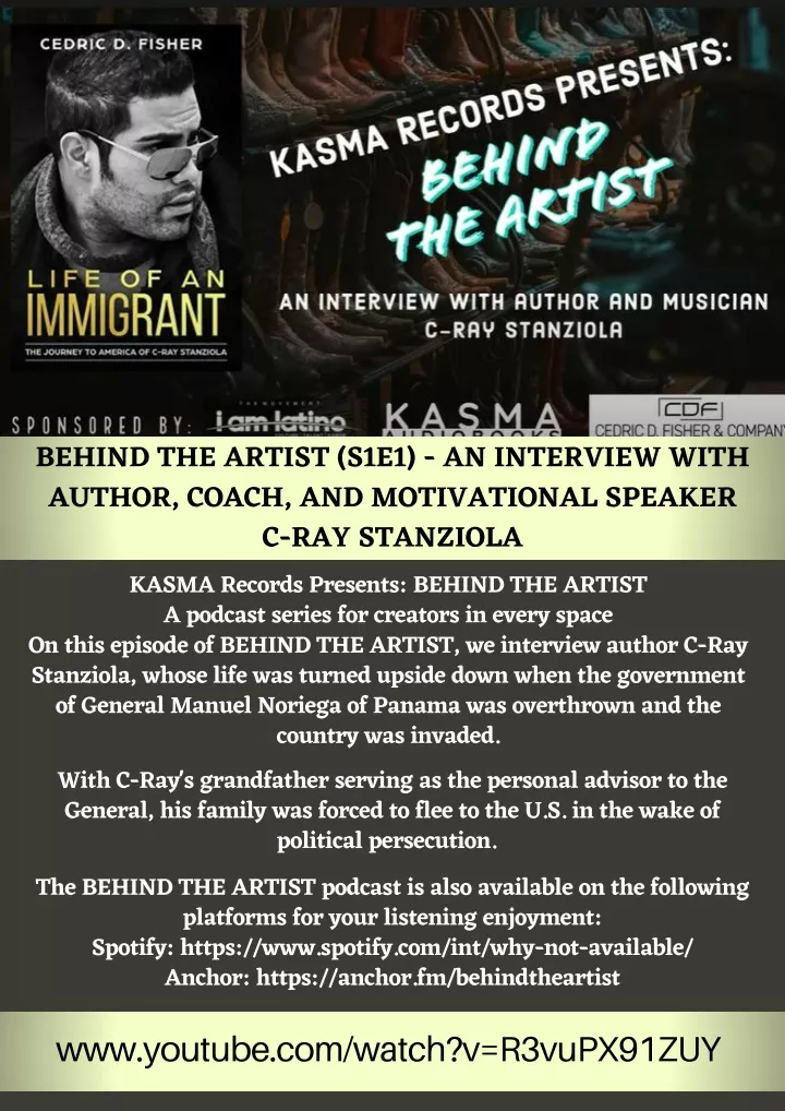 behind the artist s1e1 an interview with author