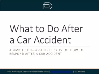 Guide to After a Car Accident