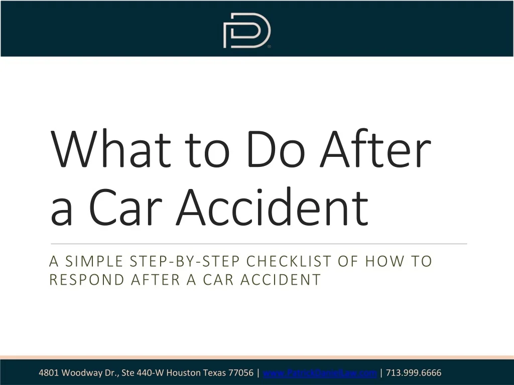 PPT - Guide to After a Car Accident PowerPoint Presentation, free ...