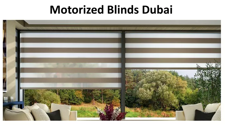 motorized blinds dubai