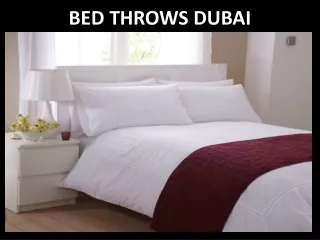 bed throws dubai