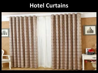 hotel curtains