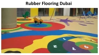 rubber flooring dubai