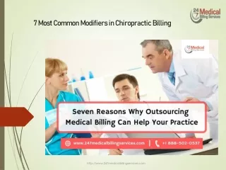 7 most common modifiers in chiropractic billing
